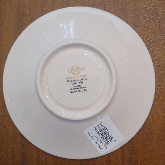 Lenox Holiday Saucers - Set of 4 - NEW - Picture 2 of 3